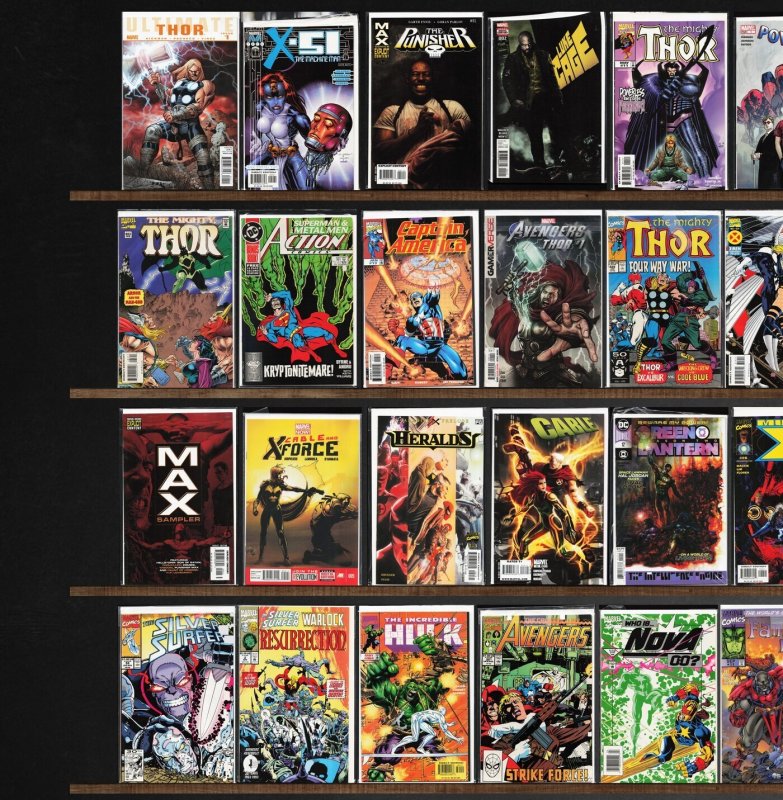 Huge Lot 140+ Comics with The Mighty Thor, Thor, Silver Surfer & More!