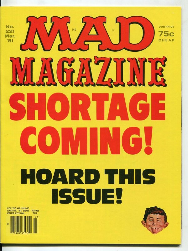 Mad-Magazine-#221-March-1981-Mort Drucker-Don Martin-David Berg