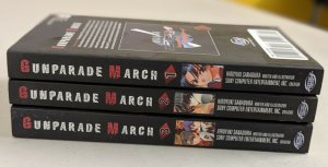 Gunparade March Vol 1-3 Full Set (ADV, 2004) Hiroyuki Sanadura 1 2 3 