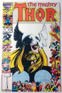 Thor #373 (9.4, 1986)  Marvel's 25th Anniversary Cover