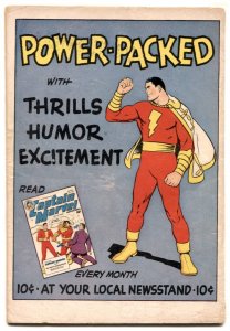 Captain Marvel Story Book #4  1949 - Fawcett  -VG - Comic Book