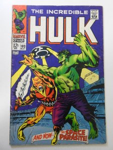 The Incredible Hulk #103 (1968) FN Condition!