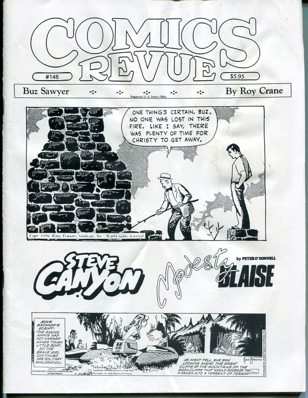 Comics Revue #149-Phantom-Buz Sawyer-Steve Canyon-Modesty Blaise-G