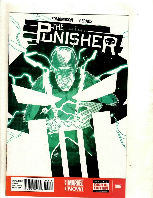 Lot Of 10 Punisher Marvel Comic Books # 1 2 3 4 5 6 7 8 9 10 Edmondson RP6