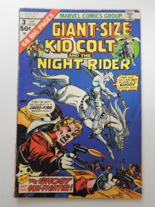 Giant-Size Kid Colt #3 (1975) W/ Night Rider!  Solid VG Condition!