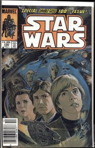 Star Wars #100 Newsstand Edition (1985) Star Wars