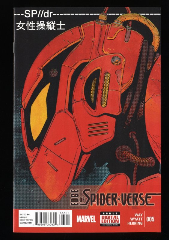 Edge of spider-verse #5 VF/NM 9.0 1st Peni Parker!