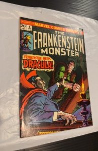 The Frankenstein Monster #8 (1974) Frank meet Dracula❤️❤️