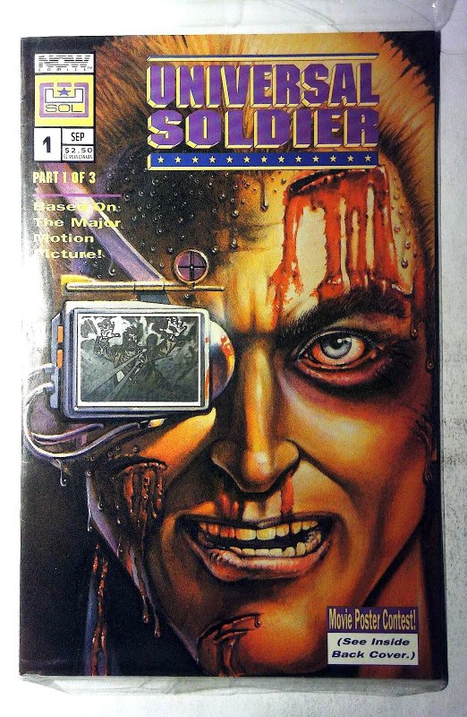 Universal Soldier #1 (1992) Now Comics Hologram 1st Print Comic Book