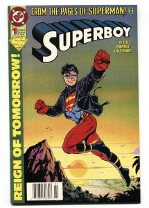 SUPERBOY #1 comic book 1994-First appearance of Knockout. 