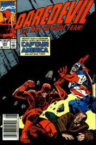 Daredevil #283 (Newsstand) VF ; Marvel | Captain America