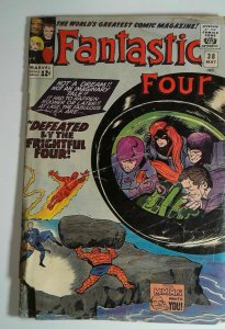 Fantastic Four #38 (1965) Marvel 1.5 FR/GD Comic Book Inhuman's Medusa