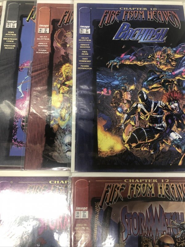 Fire From Heaven (1996) Lot Of 10 Comics (10,11,16,17,19,20,27,28,35,36) Image