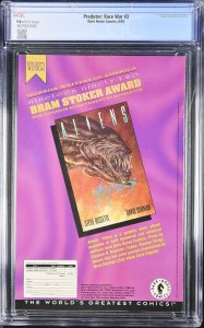 Predator: Race War #3 (8/93) Graded CGC 9.8