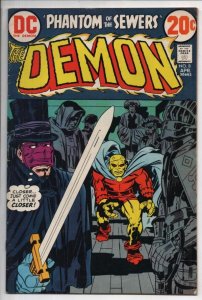 DEMON #8, FN-, Jack Kirby, Phantom of the Sewers, 1972 1973, more JK in store