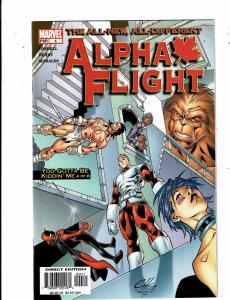 Lot of 4 Alpha Flight Marvel Comic Books #1 2 4 9 MS11