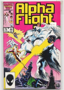 Alpha Flight #44 (1987) Alpha Flight