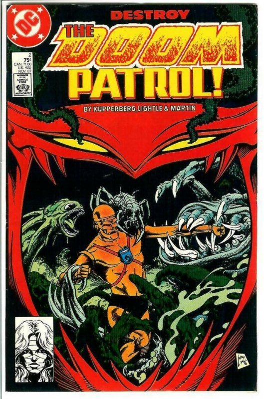 DOOM PATROL #2, VF/NM, Kupperberg, 1987, Robot Man, Chief, more DC in store