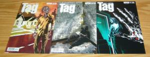 Tag #1-3 VF/NM complete series KEITH GIFFEN zombie horror boom comics set 2 lot