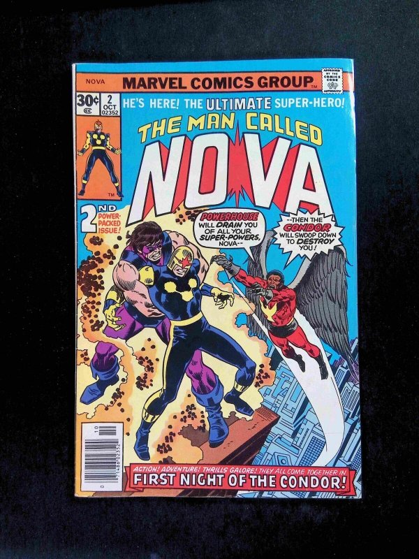 Nova #2  Marvel Comics 1976 FN Newsstand