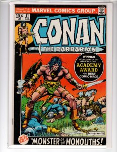 Conan the Barbarian #21 (1972) - [NSC•ECA6]