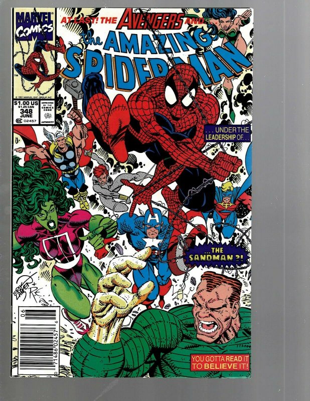 8 Amazing Spider-Man Marvel Comics # 348 349 350 351 352 353 354 355 Venom TJ2