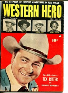 Western Hero #96 1950-Fawcett-Tex Ritter-Tom Mix-Gabby Hayes-VG