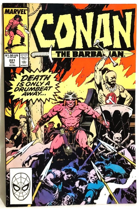 Conan the Barbarian #221 (Marvel 1989)