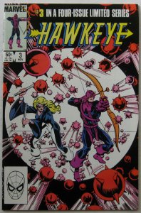 Hawkeye #3 (Nov 1983, Marvel), VFN-NM condition, Origin of Mockingbird