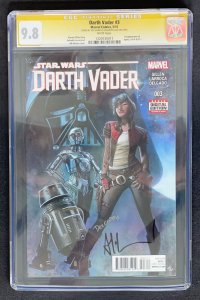 Darth Vader #3 Marvel 2015 Star Wars CGC 9.8 SS signed Adi Granov Edgar Delgado