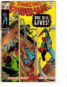 Amazing Spider-Man # 89 GD Marvel Comic Book Goblin Sandman Vulture Kraven RH3