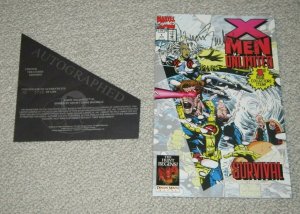 X-Men Unlimited #1 VF Autographed Chris Bachalo 3792/6000 W/COA Signed Comic 