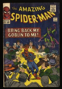 Amazing Spider-Man #27 VG- 3.5 Green Goblin Appearance!