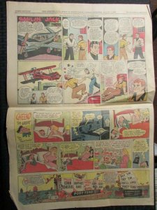 1947 Aug 3 SUNDAY 8pg Comic Section VG+ 4.5 Prince Valiant / Flash Gordon