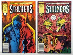 Stalkers Lot of 2 #4, 6 (1990) Epic Comics 1st Print Comic Books