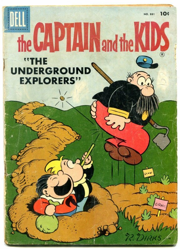 Captain and the Kids- Four Color Comics #881 1958 G-