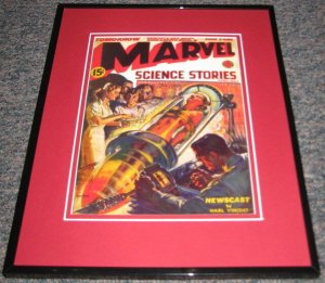 Marvel Science Stories 1939 Newscast Framed 11x14 Cover Poster Photo Display