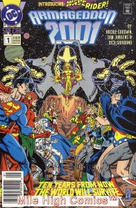 ARMAGEDDON 2001 (DC) (1991 Series) #1 NEWSSTAND Near Mint Comics Book