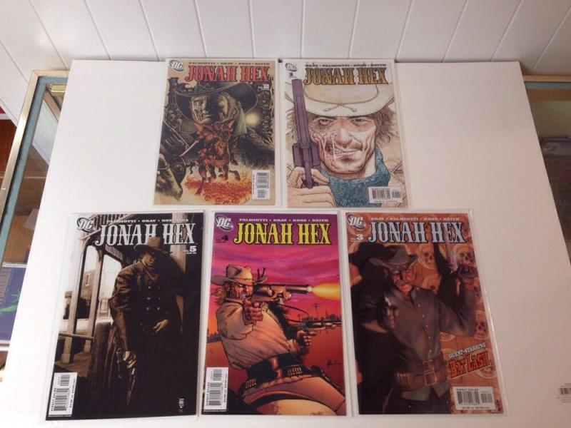 Jonah Hex 1-5 Near Mint Lot Run Set 2006