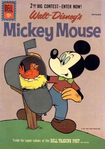 Mickey Mouse (Walt Disney's) #79 VG ; Dell | low grade comic September 1961 Bird