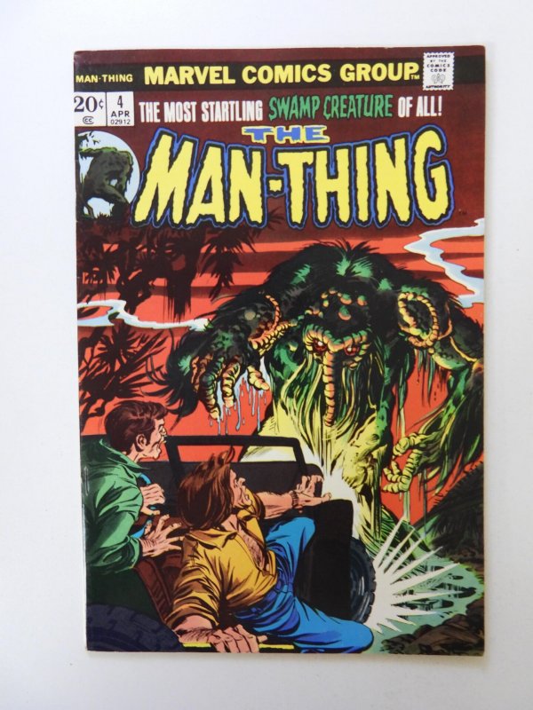 Man-Thing #4 (1974) FN/VF condition MVS intact