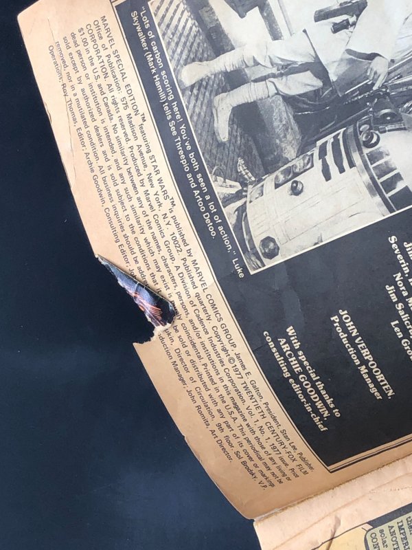 Marvel Special Edition Featuring Star Wars #1 (1977) Whitman Version