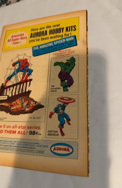 Fantastic Four #59  Inhumans Silver Surfer Doomsday foxxing/tanning