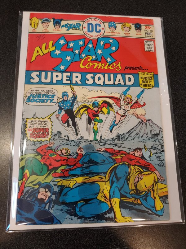 All Star Comics #58 1st appearance of Power Girl