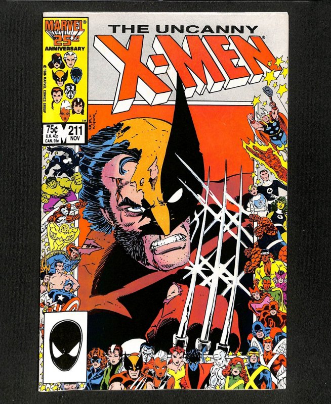 Uncanny X-Men #211 Mutant Massacre Tie-in!