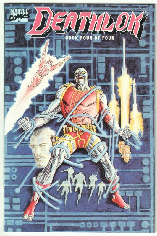 Deathlok #1, 2, 3, 4 (1990) Complete set prestige format all four issues