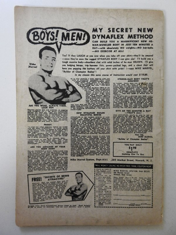 T.H.U.N.D.E.R. Agents #2 (1966) FR/GD 2/3 book-length spine split, 1 in tear bc