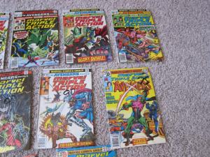 The Avengers Starring Marvel Triple Action #35-44 Run F/VF (7.0) (598J)