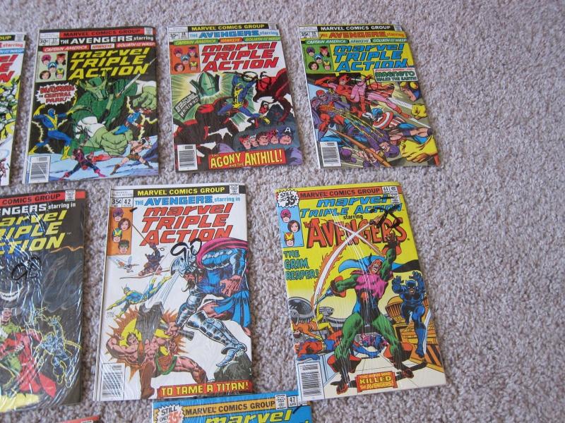 The Avengers Starring Marvel Triple Action #35-44 Run F/VF (7.0) (598J)