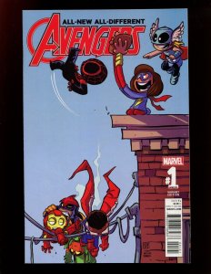 ALL-NEW ALL-DIFFERENT AVENGERS ANNUAL #1 - SKOTTIE YOUNG VARIANT (9.2) 2016